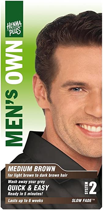  HENNAPLUS MEN'S OWN MEDIUM BROWN-80ML 